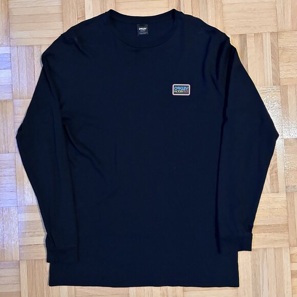 Oakley Factory Pilot Longsleeve Black Tee XL - Picture 2 of 3